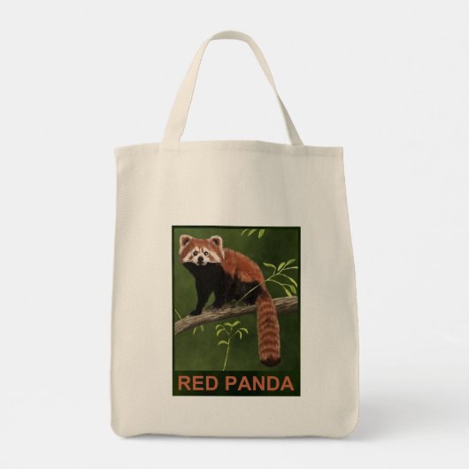 Red Panda トートバッグ (裏面)
