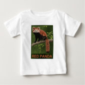 Red Panda ベビーTシャツ (正面)