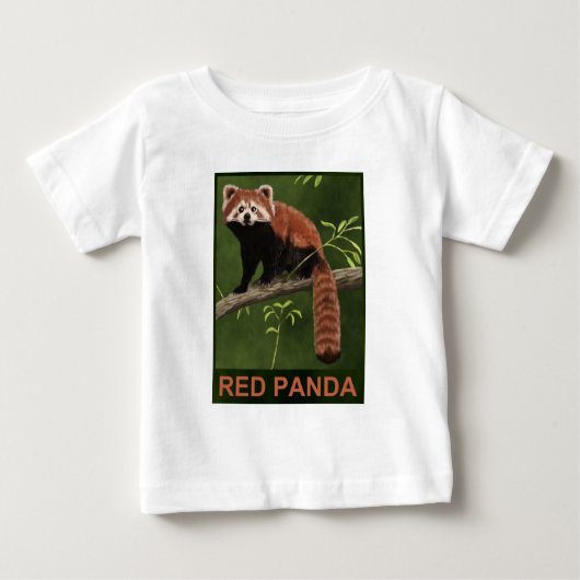 Red Panda ベビーTシャツ (正面)