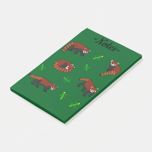 Red Panda ポストイット (アングル)