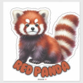 RED PANDA -子供部屋 シール (シート)