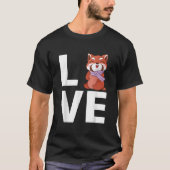 Red Panda Animal Red Panda Tシャツ (正面)