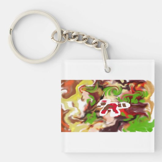 Red Panda are cool キーホルダー (正面)