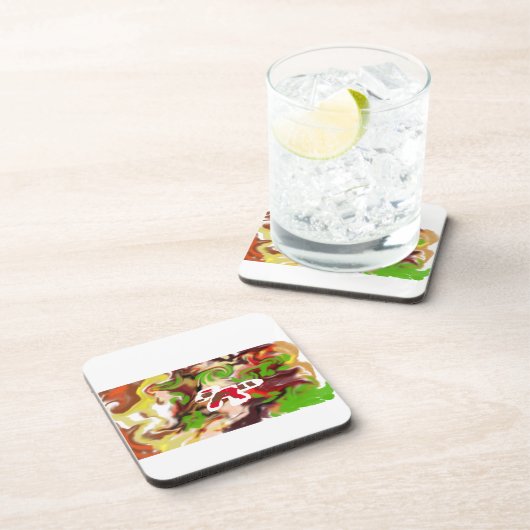 Red Panda  are cool  コースター (右側)