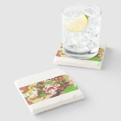 Red Panda  are cool  ストーンコースター (横)