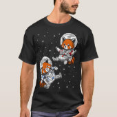 Red Panda Bear Astronauts Tシャツ (正面)