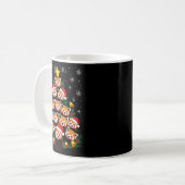 Red Panda Christmas Tree Funny Animal コーヒーマグカップ (正面左)