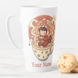 Red Panda Coffee & Latte 17oz Mug do カフェラテマグ
