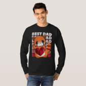Red Panda Dad Parent Best Papa Bear Fathers Day An Tシャツ (正面フル)