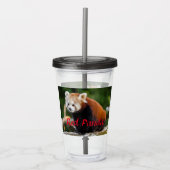 Red Panda Firefox アクリルタンブラー (正面)