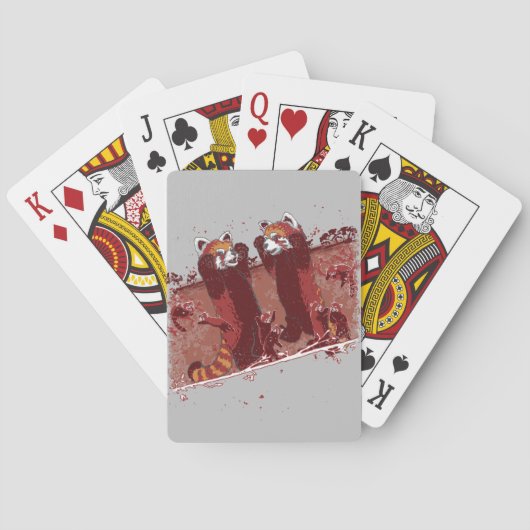 Red Panda Fury トランプ (裏面)