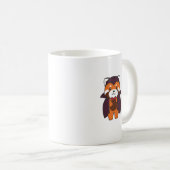 Red Panda Halloween Cute Devil Vampire Costume コーヒーマグカップ (正面右)