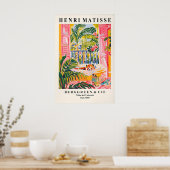 Red panda in bathtub funny poster, Matisse print ポスター (キッチン)