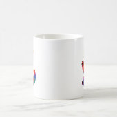 Red Panda Lovers Polka Dots Happy Dot Day Girls Bo コーヒーマグカップ (中央)