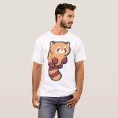 Red panda Magic Tシャツ (正面フル)