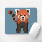 Red Panda Mousepad マウスパッド (マウス)
