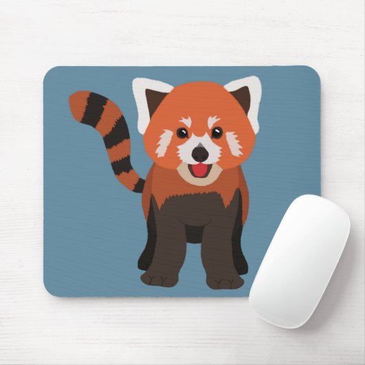 Red Panda Mousepad マウスパッド (マウス)