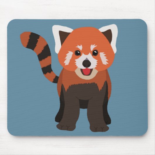 Red Panda Mousepad マウスパッド (正面)