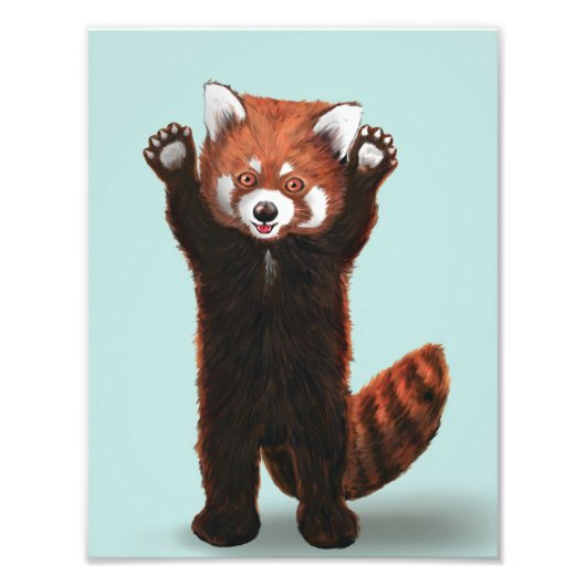 Red Panda Print フォトプリント (正面)