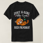 Red Panda Tシャツ (デザイン正面)