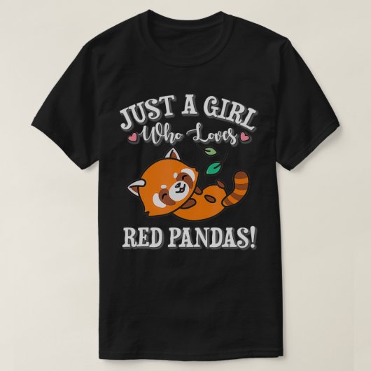 Red Panda Tシャツ (デザイン正面)