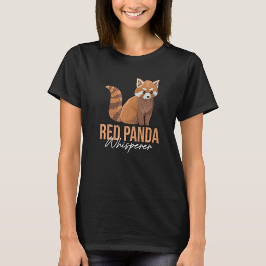 Red Panda Whisperer For A Red Panda Zoo Keeper Tシャツ (正面)