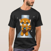 Red Panda With Scepter Tシャツ (正面)