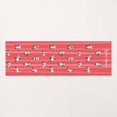 Red Panda Yoga Mat Custom Name Same on Both Sides ヨガマット (裏面(横))