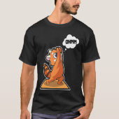 Red Panda Yoga Poses Sport Gymnastics Ohm Heartbea Tシャツ (正面)