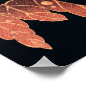 Red Parrot on Branch of Tree, ポスター (角)