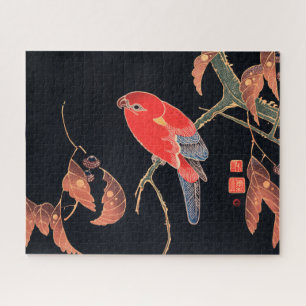Red Parrot on the Branch of a Tree by Ito Jakuchu ジグソーパズル