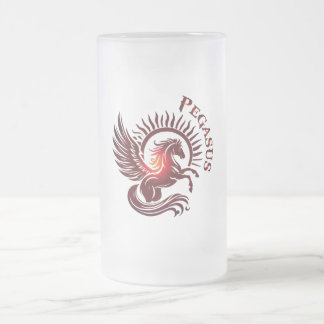 Red Pegasus2-Beer Glass フロストグラスビールジョッキ