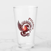 Red Pegasus2-Drinkware タンブラーグラス (正面)