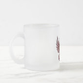 Red Pegasus2-Glass mug フロストグラスマグカップ (左)