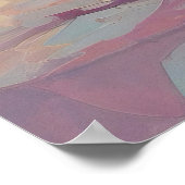 Red Peony Bouquet Painting ポスター (角)