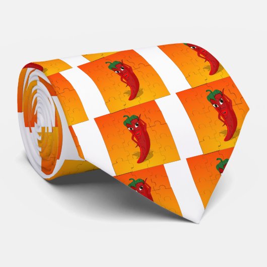 Red Pepper Diva Jigsaw Puzzle ネクタイ (ロール)