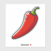 Red Pepper Sticker シール (シート)