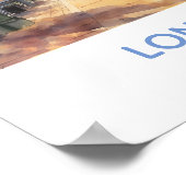 Red Phone Boxes and Big Ben – ロンドン,イギリス ポスター (角)