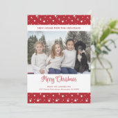 Red Photo New Home for the Holidays Cards シーズンカード (スタンド正面)