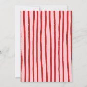 Red Pink Hand Drawn Galentine's Girls Night Party 招待状 (裏面)