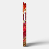 Red & Pink Marble Gold iPhone 13 Case Case-Mate iPhoneケース (裏面 / 左)