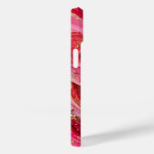 Red & Pink Marble Gold iPhone 14 Case Case-Mate iPhoneケース (裏面 / 右)
