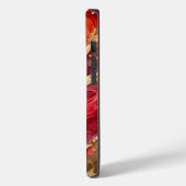 Red & Pink Marble Gold iPhone 14 Case Case-Mate iPhoneケース (裏面 / 左)
