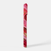 Red & Pink Marble Gold iPhone 15 Case 15ケース (右側面)