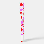 Red Pink Polka Dots and Circles Editable Case-Mate iPhoneケース (裏面 / 左)