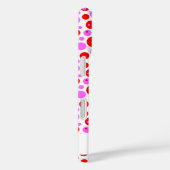 Red Pink Polka Dots and Circles Editable Case-Mate iPhoneケース (裏面 / 右)