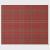 Red Plaid Christmas Festive Pattern - ラッピングペーパー (フラット)