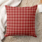 Red plaid pattern クッション (ブランケット)
