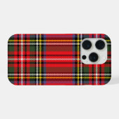 Red Plaid Phone Cases - Customizable  iPhoneケース (裏面横)