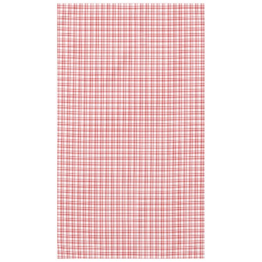 Red Plaid Print テーブルクロス (正面)